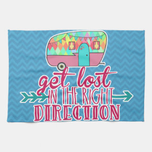 Get Lost In The Right Direction Hand Towel