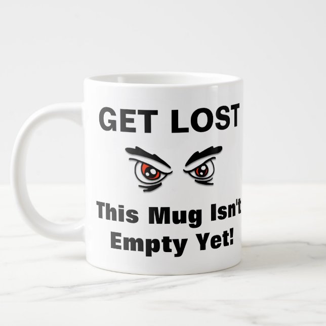 Get Lost Large Coffee Mug (Left)