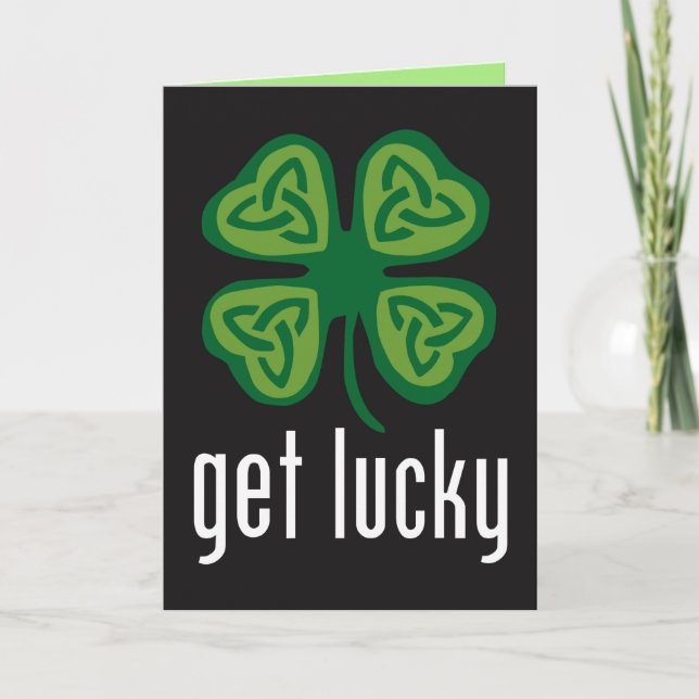 Get Lucky - Custom St. Patrick's Day Card (Front)