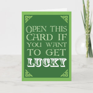 Get Lucky - Funny St. Patrick's Day Card