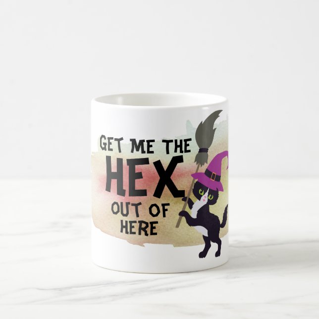 Get Me the Hex Mug - Witchy Halloween Humour Coffe (Center)