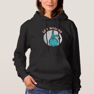 Get Mooned I Parrot Underfluffies I Blue Monk Para Hoodie