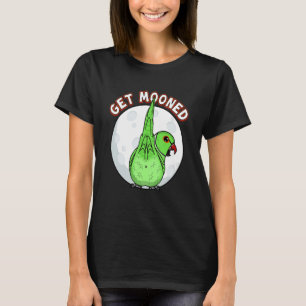 Get Mooned I Parrot Underfluffies I Green Indian R T-Shirt