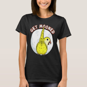 Get Mooned I Parrot Underfluffies I Yellow Monk Pa T-Shirt