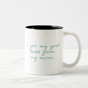 Get My Looks from Mimi Two-Tone Coffee Mug