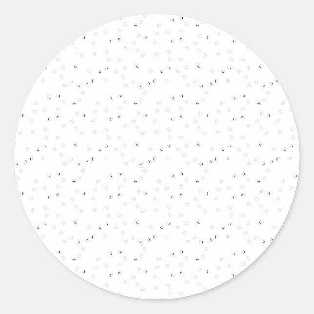 Get Noticed with Classic Round Stickers (Front)