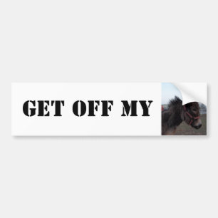 Get off my Donkey! Bumper Sticker