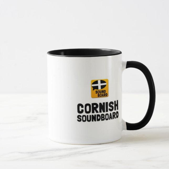 Get Off My Land! A Cornish Soundboard Mug (Right)