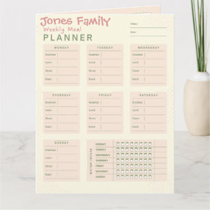 Get Organised with Our Digital Meal Planner  Card