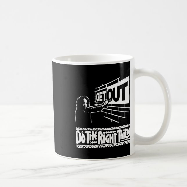 Get Out...267 Sticker  Coffee Mug (Right)