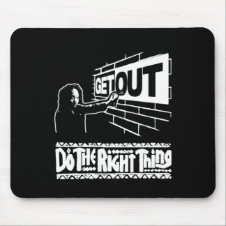 Get Out...267 Sticker  Mouse Mat