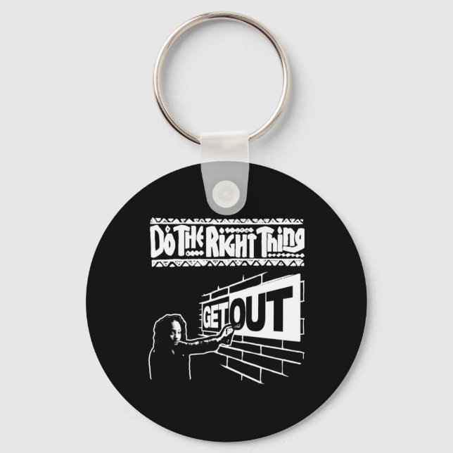 Get Out...268 Sticker  Key Ring (Front)