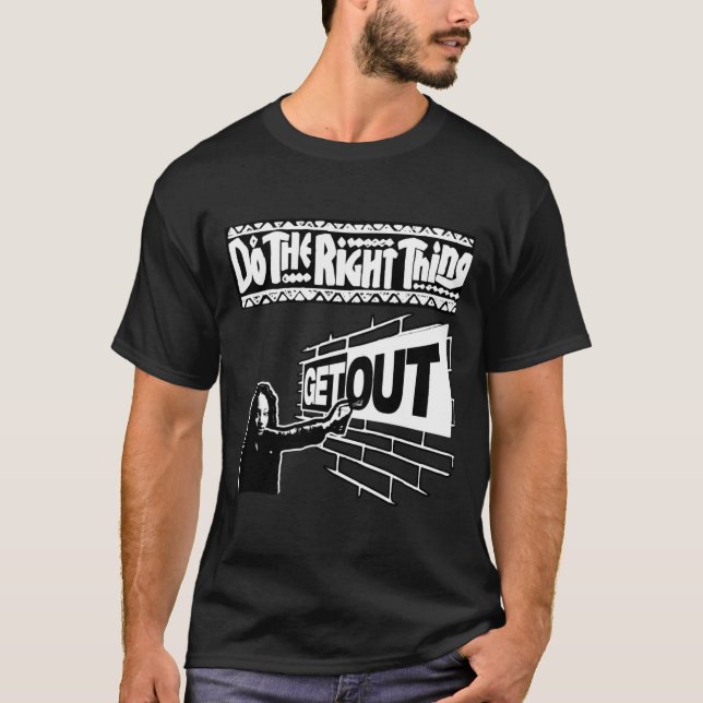Get Out...268 Sticker  T-Shirt (Front)