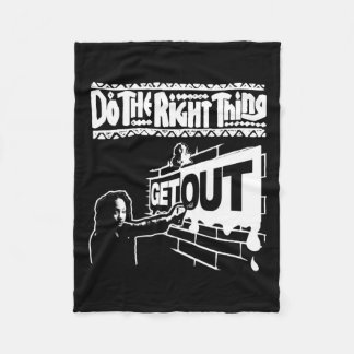 Get Out...272 Sticker Fleece Blanket