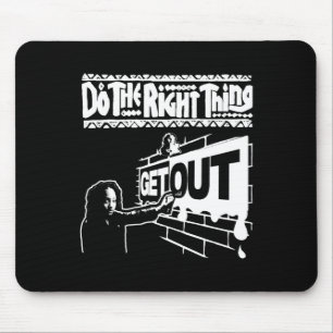 Get Out...272 Sticker Mouse Mat