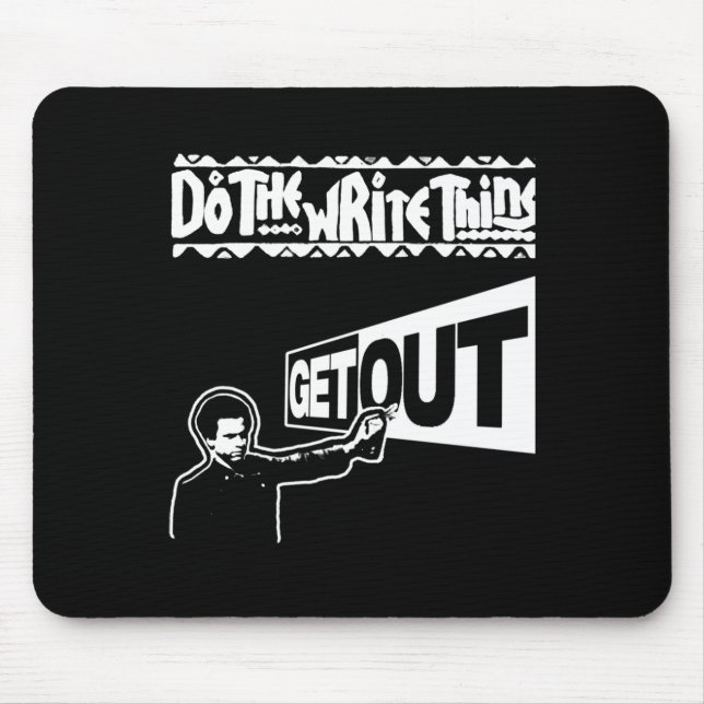 Get Out...297 Sticker  Mouse Mat (Front)