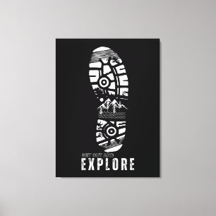 Get Out and Explore Outdoors and Nature Canvas Print