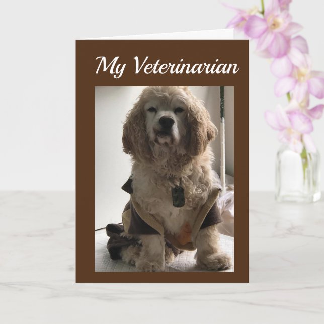 GET OUT & CELEBRATE YOUR DAY *VETERINARIAN" CARD (Orchid)