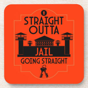 Get Out Of Jail Prison Release Gift Coaster