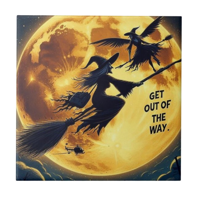 Get Out Of The Way Tile (Front)