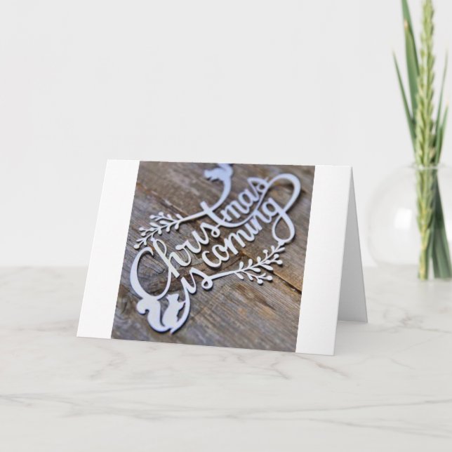 *GET OUT THE MISTLETOE* CHRISTMAS ROMANCE CARD (Front)