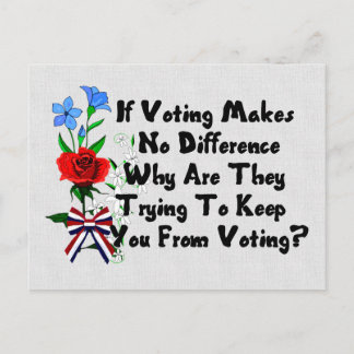 GET OUT THE VOTE POSTCARD