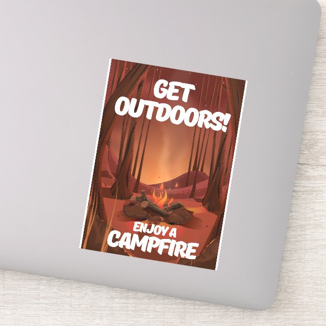 Get Outdoors! Enjoy a Campfire (Detail)