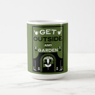 Get Outside Gardening Gift Coffee Mug