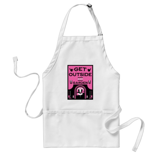 Get Outside Gardening Gift Standard Apron (Front)