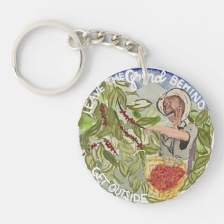 Get outside nature for coffee lovers Keychain