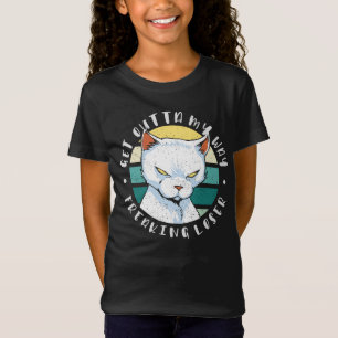 Get outta my way freaking loser, Moody Cat Invitat T-Shirt