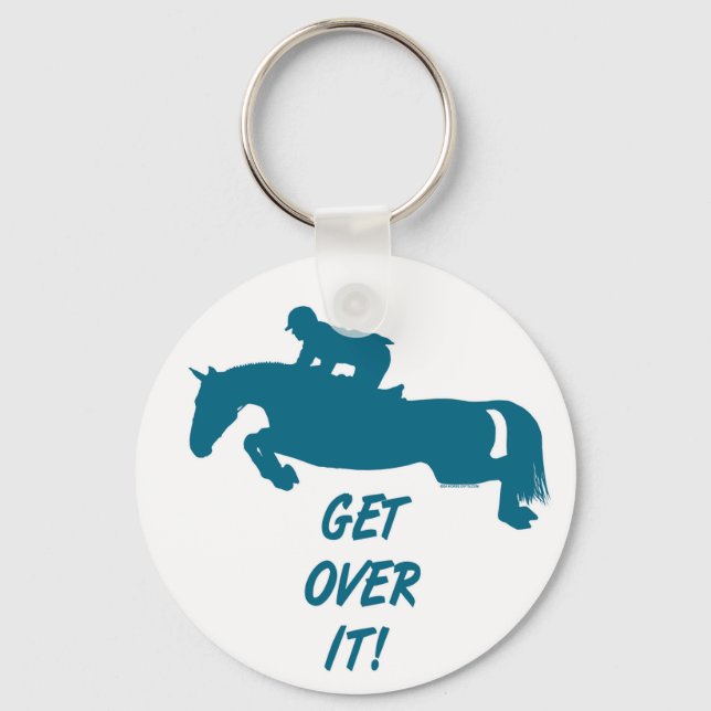 Get Over It Horse Key Ring (Front)
