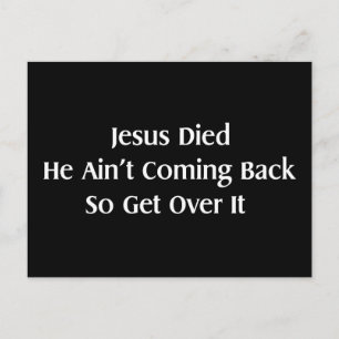 Get Over It Postcard