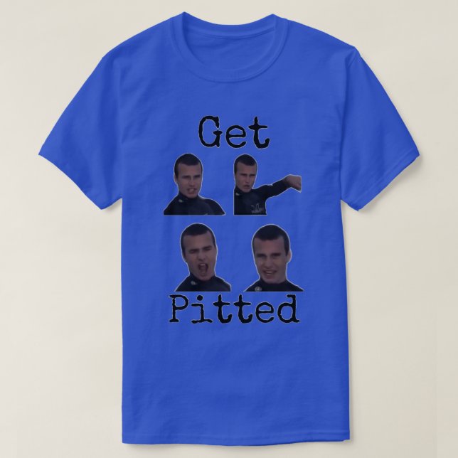 Get Pitted So Pitted Surf Dude T-Shirt (Design Front)