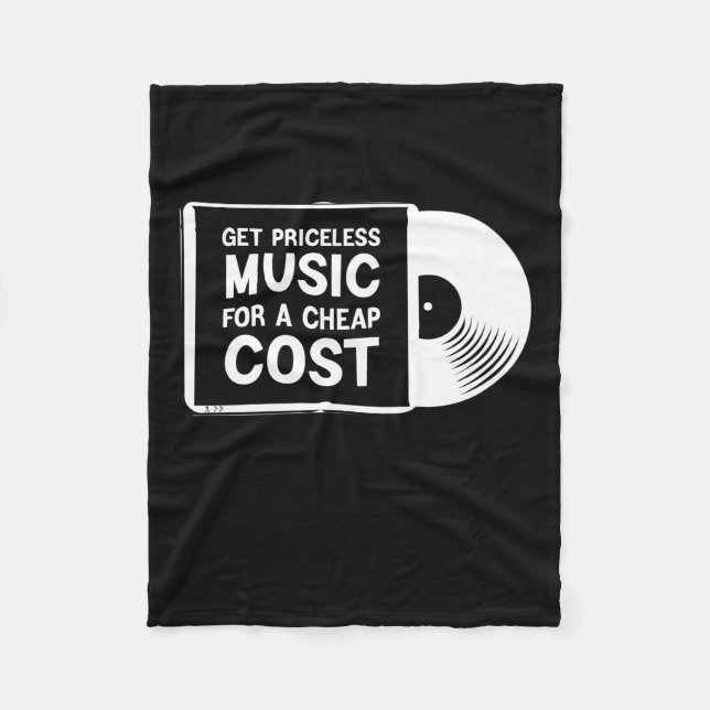 Get Priceless Music For A Cheap Cost Fleece Blanket (Front)