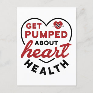 Get Pumped About Heart Health  Postcard