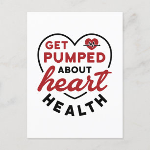 Get Pumped About Heart Health Postcard