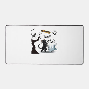 Get ready for a spook-tacular Halloween Nice party Desk Mat