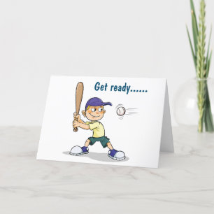 GET READY FOR FUN HAPPY **9th** BIRTHDAY CARD