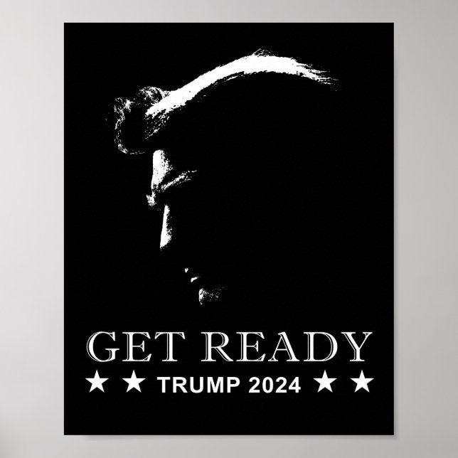 Get Ready: USA Donald Trump 2024 Poster (Front)