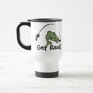 Get Reel Bass Fishing Travel Mug
