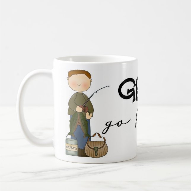 Get Reel Fishing Humour Coffee Mug (Left)