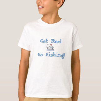 Get Reel, Go Fishing!!! kids shirt