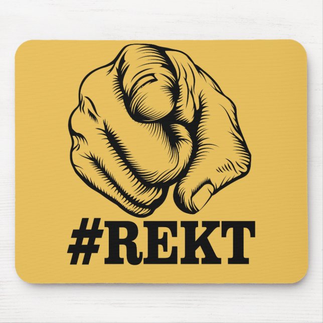 Get Rekt Mouse Mat (Front)