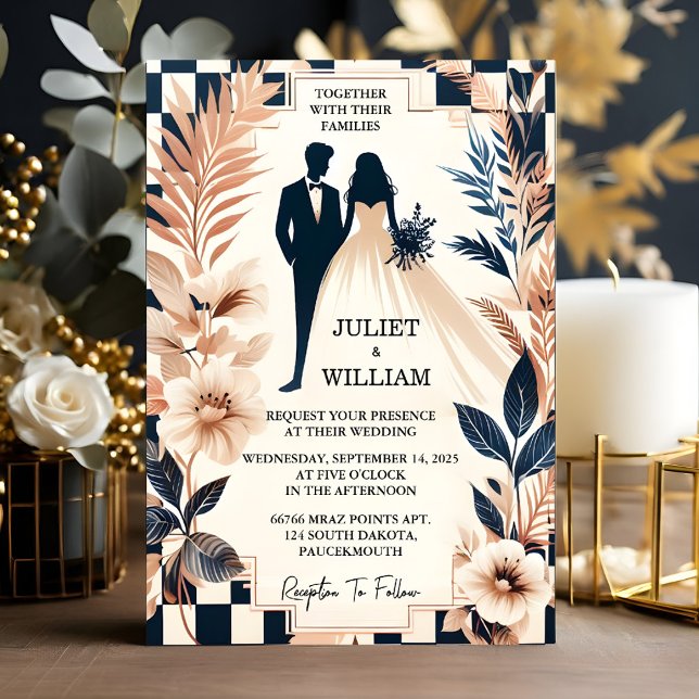Get Retro Boho Studio Creative Illustrated Wedding Invitation (Creator Uploaded)