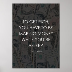 Get Rich - Make Money While Asleep Poster