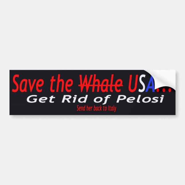 Get  Rid of Pelosi Bumper Sticker (Front)