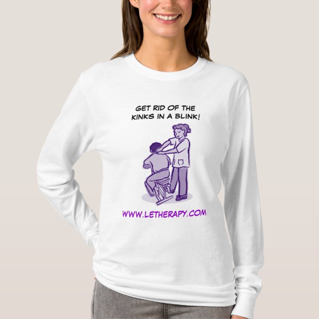GET RID OF THE KINKS IN A BLINK! T-Shirt (Front)