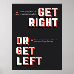 Get Right or Get Left Poster