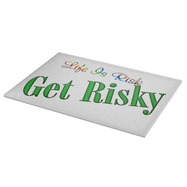 Get Risky Cutting Board (Corner)